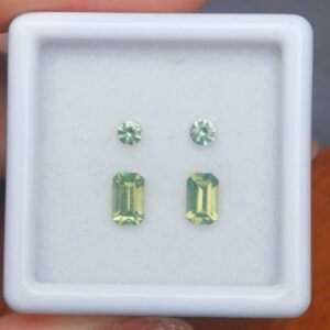 Lot Saphir d'Auvergne, 1.00ct