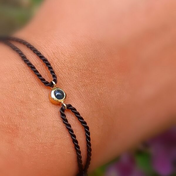 Bracelet or jaune saphir d’Auvergne