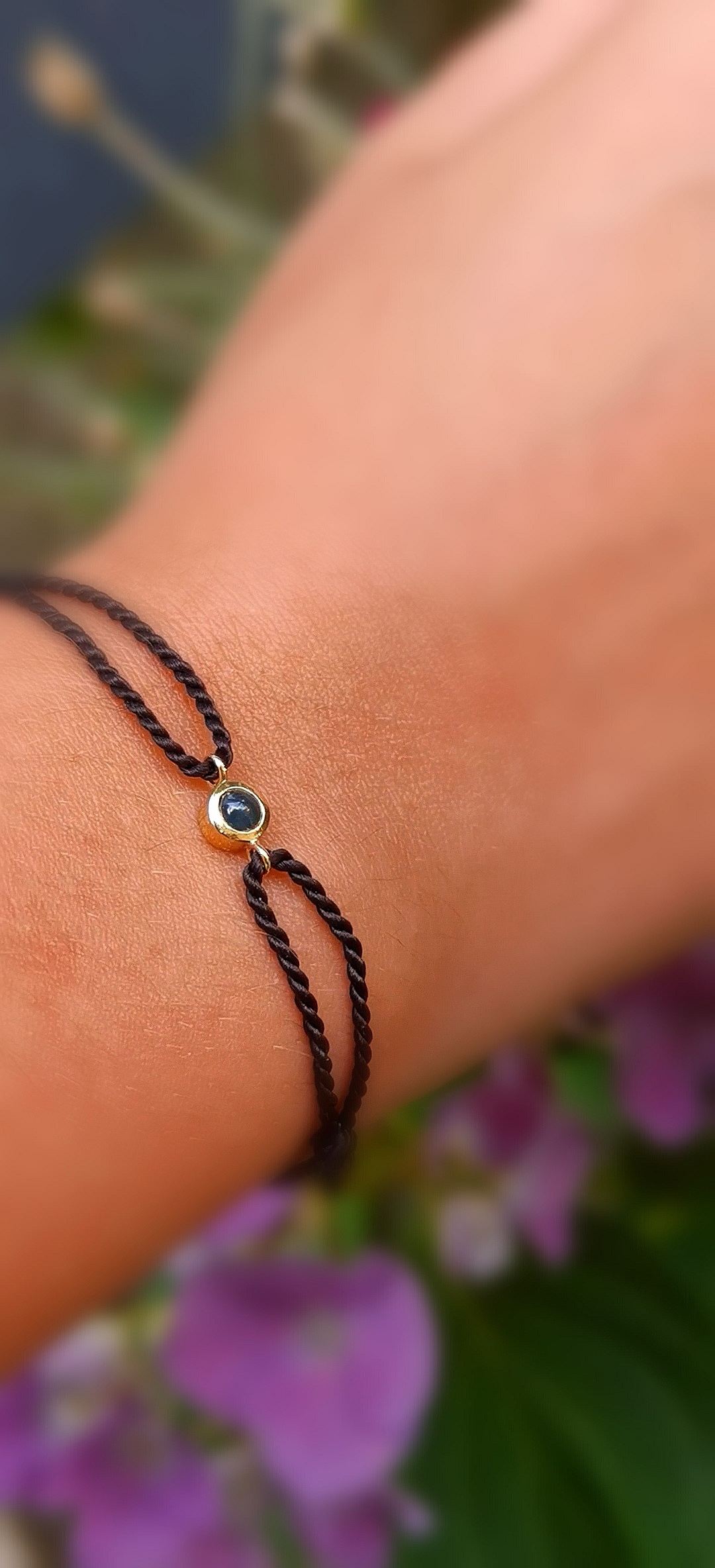 Bracelet or jaune saphir d’Auvergne